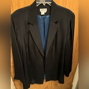 Silk black jacket size 16w